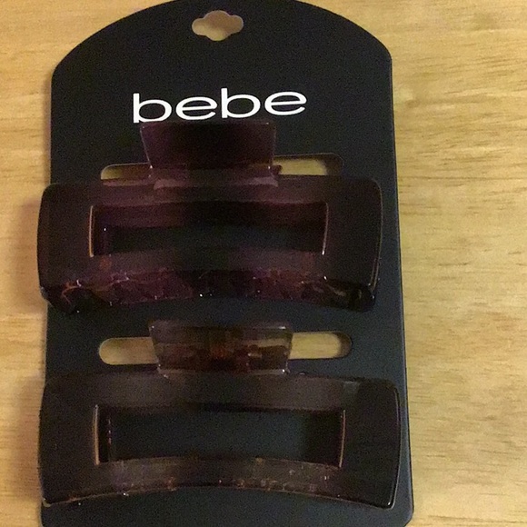 bebe Large Hair Clips - Picture 10 of 10